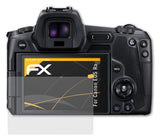 atFoliX Panzerfolie kompatibel mit Canon EOS Ra, entspiegelnde und stoßdämpfende FX Schutzfolie (3X)