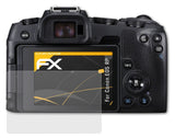 Panzerfolie atFoliX kompatibel mit Canon EOS RP, entspiegelnde und stoßdämpfende FX (3X)