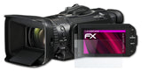 Glasfolie atFoliX kompatibel mit Canon Legria GX10, 9H Hybrid-Glass FX