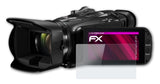 Glasfolie atFoliX kompatibel mit Canon Legria HF G70, 9H Hybrid-Glass FX