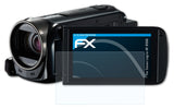 Schutzfolie atFoliX kompatibel mit Canon Legria HF R506, ultraklare FX (3X)