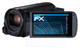 Schutzfolie atFoliX kompatibel mit Canon Legria HF R806, ultraklare FX (3X)