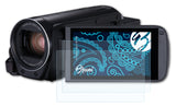 Schutzfolie Bruni kompatibel mit Canon Legria HF R86, glasklare (2X)