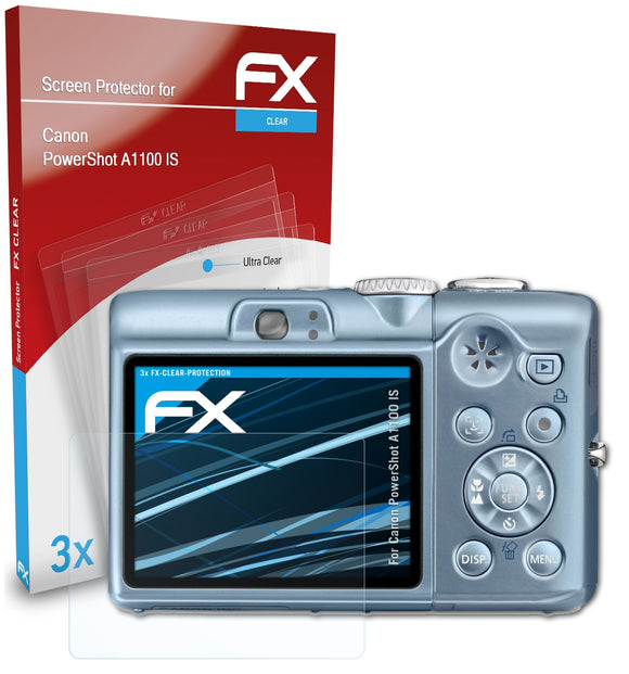 atFoliX FX-Clear Schutzfolie für Canon PowerShot A1100 IS