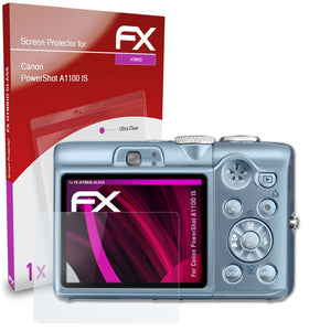 atFoliX FX-Hybrid-Glass Panzerglasfolie für Canon PowerShot A1100 IS