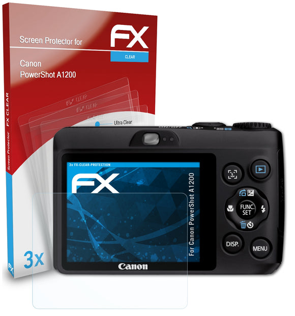 atFoliX FX-Clear Schutzfolie für Canon PowerShot A1200