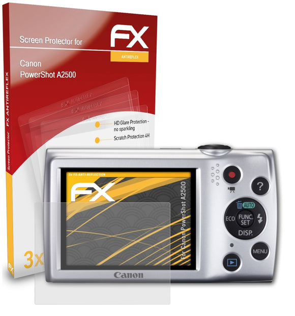 atFoliX FX-Antireflex Displayschutzfolie für Canon PowerShot A2500