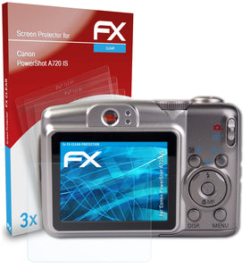 atFoliX FX-Clear Schutzfolie für Canon PowerShot A720 IS