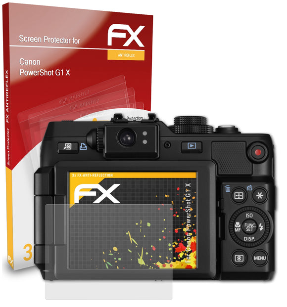 atFoliX FX-Antireflex Displayschutzfolie für Canon PowerShot G1 X