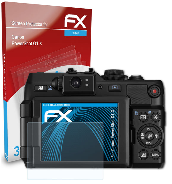 atFoliX FX-Clear Schutzfolie für Canon PowerShot G1 X