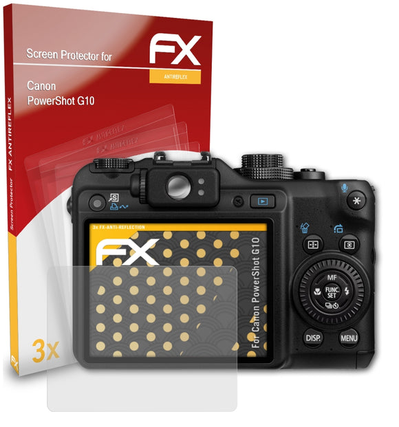 atFoliX FX-Antireflex Displayschutzfolie für Canon PowerShot G10