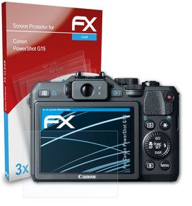 atFoliX FX-Clear Schutzfolie für Canon PowerShot G15