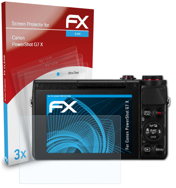 atFoliX FX-Clear Schutzfolie für Canon PowerShot G7 X