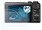 Schutzfolie Bruni kompatibel mit Canon PowerShot G7 X Mark II, glasklare (2X)