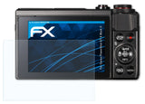 Schutzfolie atFoliX kompatibel mit Canon PowerShot G7 X Mark II, ultraklare FX (3X)