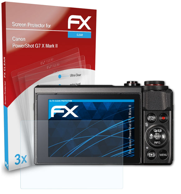 atFoliX FX-Clear Schutzfolie für Canon PowerShot G7 X Mark II