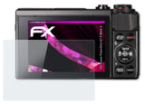 Glasfolie atFoliX kompatibel mit Canon PowerShot G7 X Mark II, 9H Hybrid-Glass FX