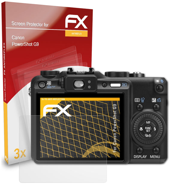 atFoliX FX-Antireflex Displayschutzfolie für Canon PowerShot G9