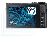 Schutzfolie Bruni kompatibel mit Canon PowerShot G9 X II, glasklare (2X)
