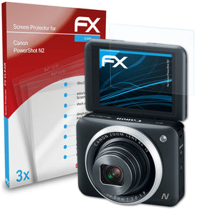 atFoliX FX-Clear Schutzfolie für Canon PowerShot N2