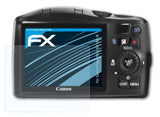 Schutzfolie atFoliX kompatibel mit Canon PowerShot SX150 IS, ultraklare FX (3X)