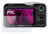 Glasfolie atFoliX kompatibel mit Canon PowerShot SX230 HS, 9H Hybrid-Glass FX