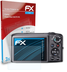 atFoliX FX-Clear Schutzfolie für Canon PowerShot SX270 HS