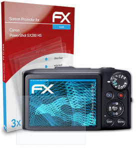 atFoliX FX-Clear Schutzfolie für Canon PowerShot SX280 HS
