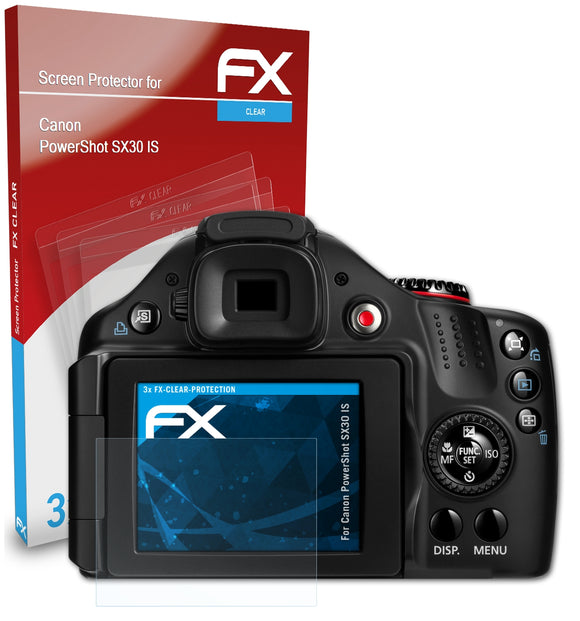 atFoliX FX-Clear Schutzfolie für Canon PowerShot SX30 IS