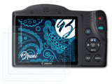 Schutzfolie Bruni kompatibel mit Canon PowerShot SX430 IS, glasklare (2X)