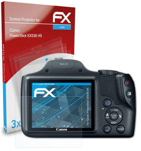 atFoliX FX-Clear Schutzfolie für Canon PowerShot SX530 HS