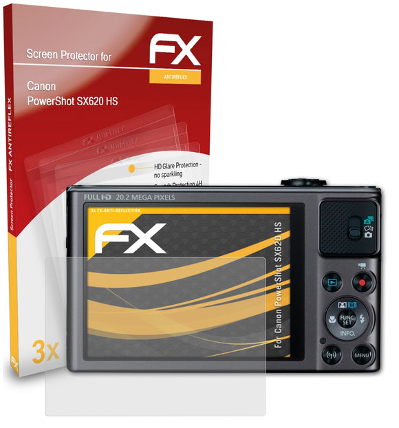 atFoliX FX-Antireflex Displayschutzfolie für Canon PowerShot SX620 HS