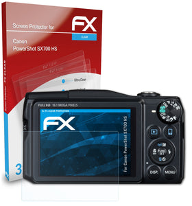 atFoliX FX-Clear Schutzfolie für Canon PowerShot SX700 HS