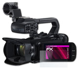 Glasfolie atFoliX kompatibel mit Canon XA60, 9H Hybrid-Glass FX