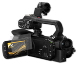 Panzerfolie atFoliX kompatibel mit Canon XA65, entspiegelnde und stoßdämpfende FX (3X)