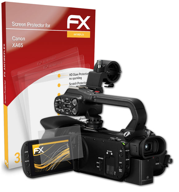atFoliX FX-Antireflex Displayschutzfolie für Canon XA65
