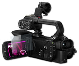 Glasfolie atFoliX kompatibel mit Canon XA65, 9H Hybrid-Glass FX