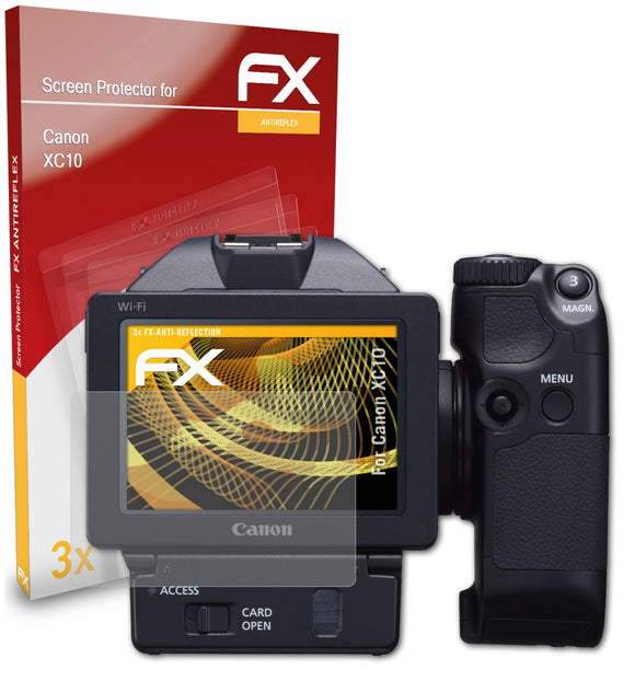 atFoliX FX-Antireflex Displayschutzfolie für Canon XC10