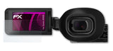Glasfolie atFoliX kompatibel mit Canon XF605, 9H Hybrid-Glass FX