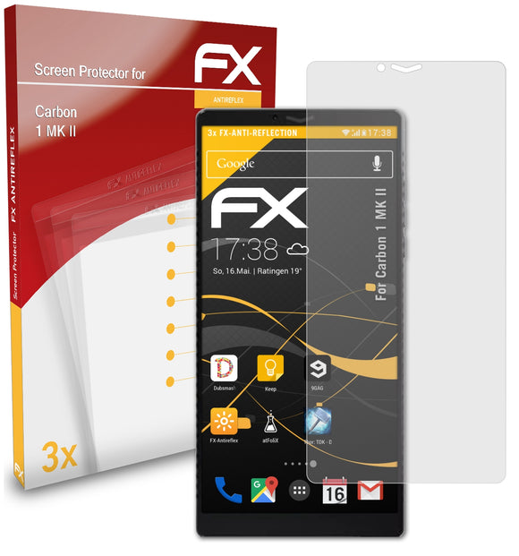 atFoliX FX-Antireflex Displayschutzfolie für Carbon 1 MK II