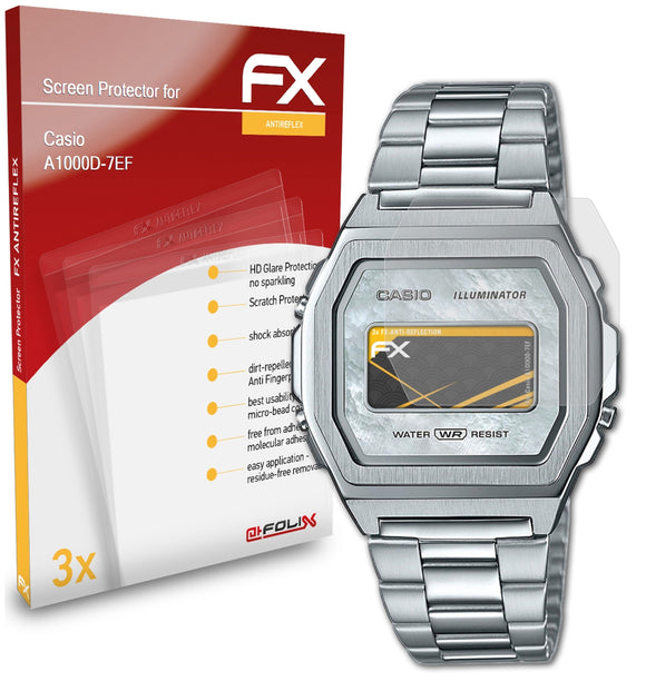 atFoliX FX-Antireflex Displayschutzfolie für Casio A1000D-7EF