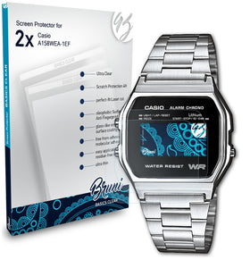 Bruni Basics-Clear Displayschutzfolie für Casio A158WEA-1EF