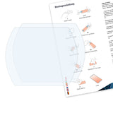 Lieferumfang von Casio B640WB-1AEF Basics-Clear Displayschutzfolie, Montage Zubehör inklusive