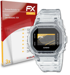 atFoliX FX-Antireflex Displayschutzfolie für Casio DW-5600SKE-7ER