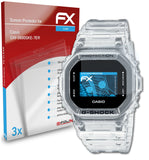 atFoliX FX-Clear Schutzfolie für Casio DW-5600SKE-7ER