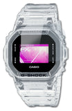Glasfolie atFoliX kompatibel mit Casio DW-5600SKE-7ER, 9H Hybrid-Glass FX
