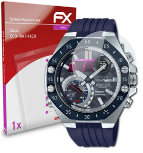 atFoliX FX-Hybrid-Glass Panzerglasfolie für Casio ECB-10AT-1AER