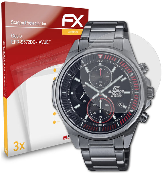 atFoliX FX-Antireflex Displayschutzfolie für Casio EFR-S572DC-1AVUEF