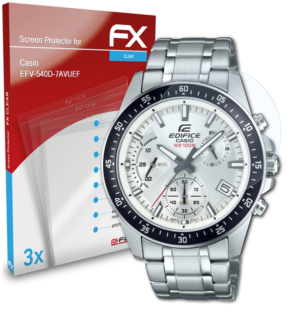 atFoliX FX-Clear Schutzfolie für Casio EFV-540D-7AVUEF