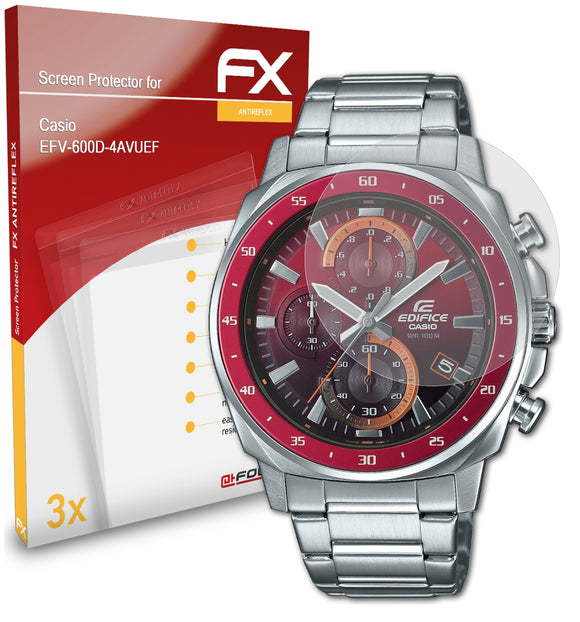 atFoliX FX-Antireflex Displayschutzfolie für Casio EFV-600D-4AVUEF